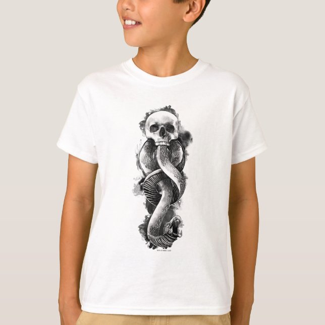 Harry Potter | Dunkles Mal Wasserfarbe T-Shirt (Vorderseite)