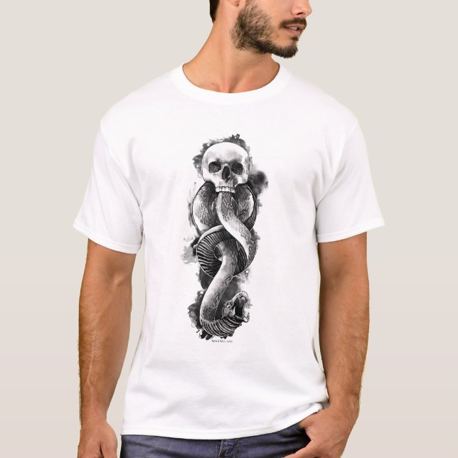 Harry Potter | Dunkles Mal Wasserfarbe T-Shirt (Vorderseite)