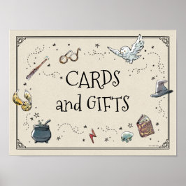 Harry Potter erste Geburtstagskarten und Geschenke Poster