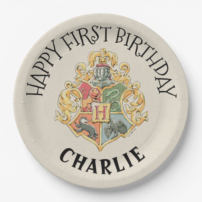 Harry Potter erste Geburtstagspapier-Platte Pappteller (Vorderseite)