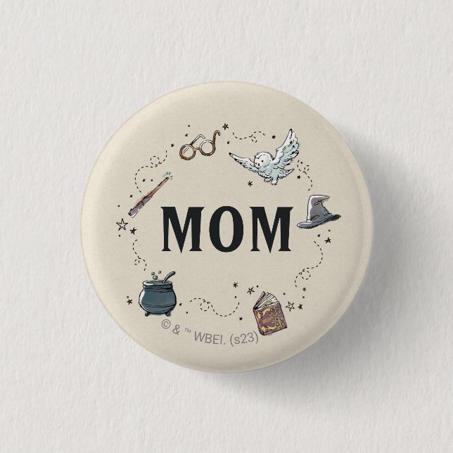 Harry Potter Erster Geburtstag Mama Button (Vorderseite)