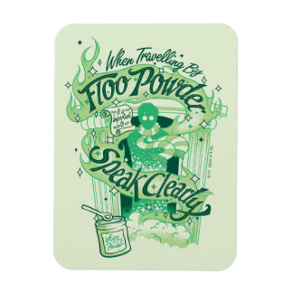 Harry Potter | Floo Powder Typografy Graphic Magnet