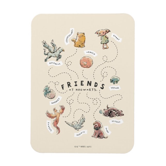 HARRY POTTER™ | Freunde von Hogwarts Magnet (Vertikal)