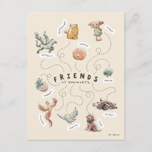 HARRY POTTER™   Freunde von Hogwarts Postkarte