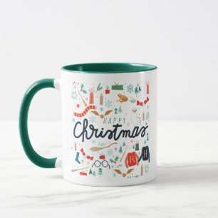 Harry Potter   Frohe Weihnachten mit festlichen Sy Tasse