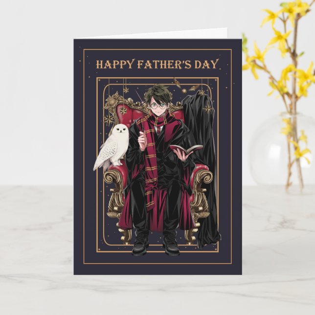 HARRY POTTER™ Frohes Vatertags-Kartenmotiv Karte (Gelbe Blume)