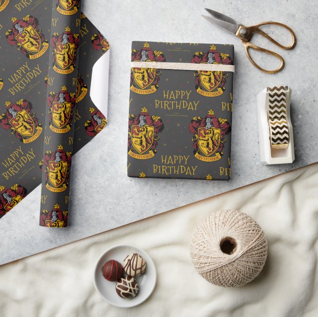 Harry Potter Geburtstag | Gryffindor Tafel Geschenkpapier (Kunsthandwerk)