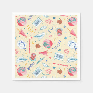 HARRY POTTER™ Geburtstagsfeier-Muster Serviette