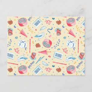 HARRY POTTER™ Geburtstagsfeiermuster Postkarte