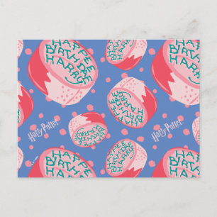 HARRY POTTER™ Geburtstagstorten-Muster Postkarte