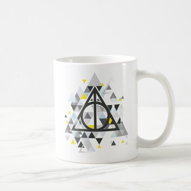 Harry Potter Geometric | Deathly Hallows Symbol Kaffeetasse (Rechts)