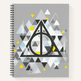 Harry Potter | Geometric Deathly Hallows Symbol Notizbuch