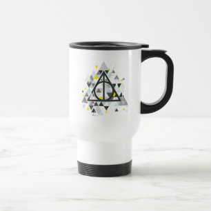 Harry Potter Geometric   Deathly Hallows Symbol Reisebecher