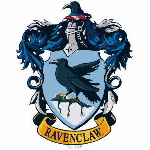 Harry Potter   Gothic Ravenclaw Wappen Fotoskulptur Magnet
