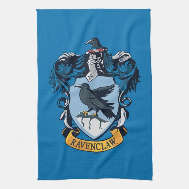 Harry Potter | Gothic Ravenclaw Wappen Geschirrtuch (Vertikal)