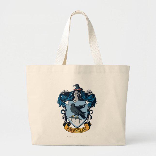 Harry Potter | Gothic Ravenclaw Wappen Jumbo Stoffbeutel (Vorne)