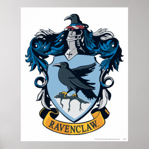 Harry Potter   Gothic Ravenclaw Wappen Poster