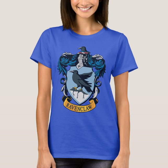 Harry Potter | Gothic Ravenclaw Wappen T-Shirt (Vorderseite)