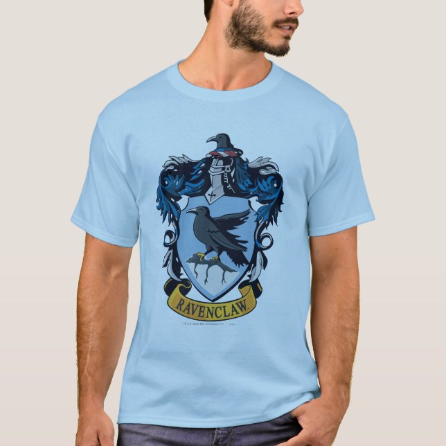Harry Potter | Gothic Ravenclaw Wappen T-Shirt (Vorderseite)