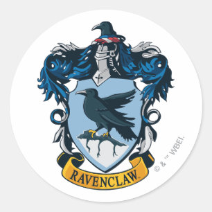 Harry Potter Gotischer Ravenclaw-Wappen Runder Aufkleber