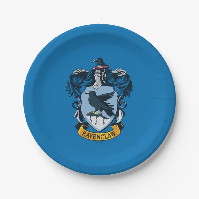 Harry Potter  | Gotischer Wappen von Ravenclaw Pappteller (Vorderseite)