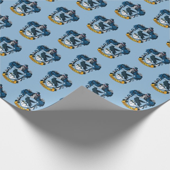 Harry Potter  | Gotisches Wappen von Ravenclaw Geschenkpapier (Ecke)