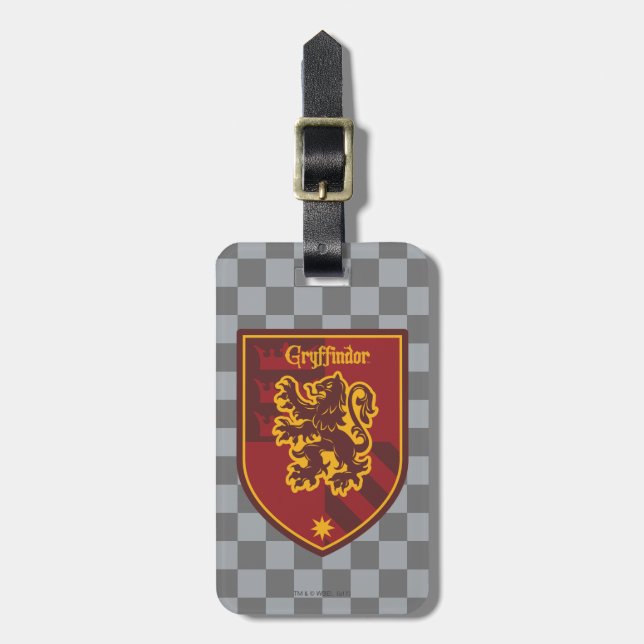 Harry Potter | Gryffindor-Haus-Stolz-Wappen Gepäckanhänger (Vorderseite vertikal)