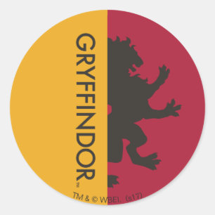 Harry Potter   Gryffindor House Pride Graphic Runder Aufkleber