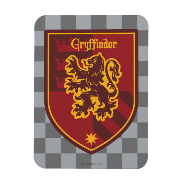 Harry Potter | Gryffindor House Pride Wappen Magnet (Vertikal)