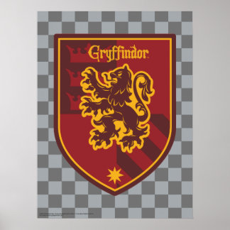Harry Potter | Gryffindor House Pride Wappen Poster