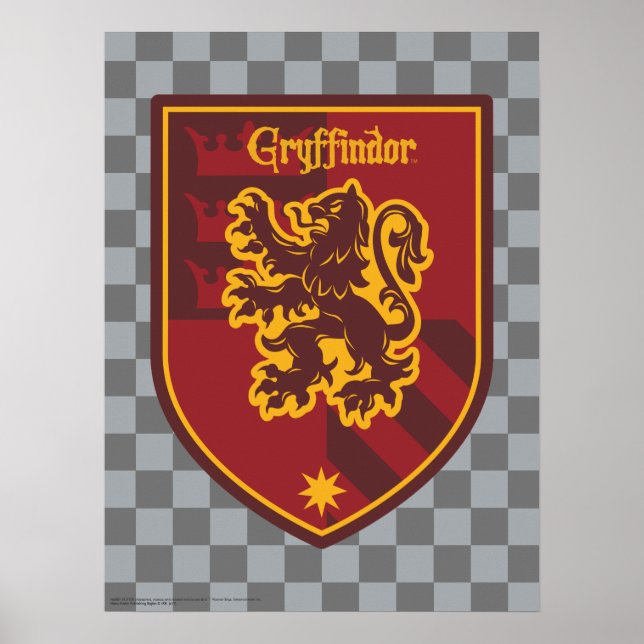 Harry Potter | Gryffindor House Pride Wappen Poster (Vorne)
