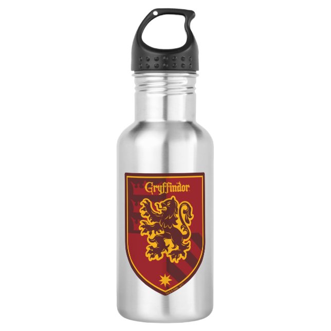 Harry Potter | Gryffindor House Pride Wappen Trinkflasche (Vorderseite)