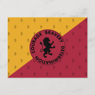 Harry Potter   GRYFFINDOR™ House Traits Graphic Postkarte
