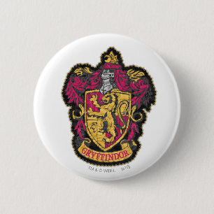 Harry Potter   Gryffindor House Wappen Button
