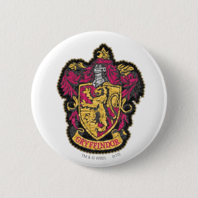 Harry Potter | Gryffindor House Wappen Button (Vorderseite)