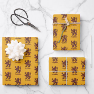 Harry Potter Gryffindor Lion Graphic Geschenkpapier Set