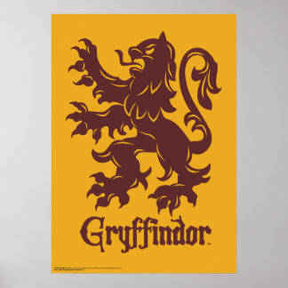 Harry Potter Gryffindor | Lion Graphic Poster