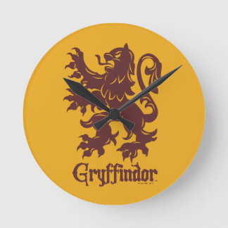 Harry Potter Gryffindor | Lion Graphic Runde Wanduhr