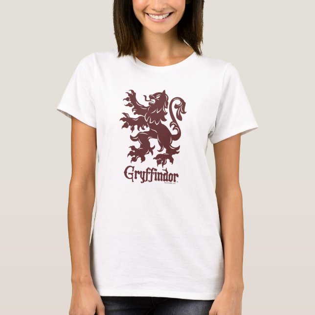 Harry Potter Gryffindor | Lion Graphic T-Shirt (Vorderseite)