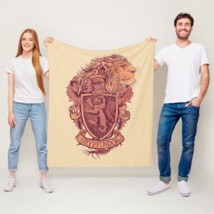 Harry Potter   Gryffindor Lion Wappen Fleecedecke