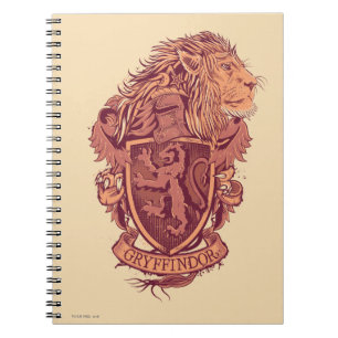 Harry Potter   Gryffindor Lion Wappen Notizblock