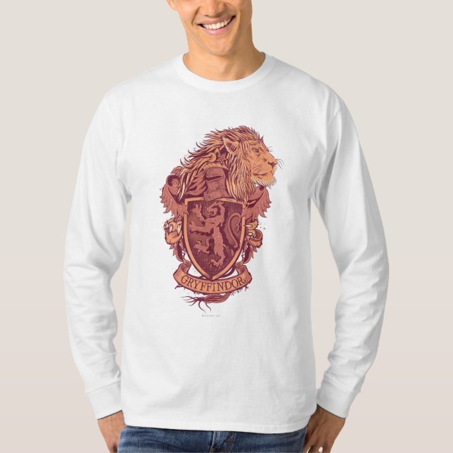 Harry Potter | Gryffindor Lion Wappen T-Shirt (Vorderseite)