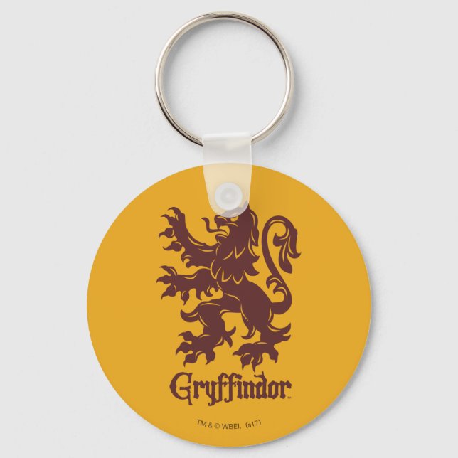 Harry Potter | Gryffindor Löwe Grafik Schlüsselanhänger (Vorderseite)