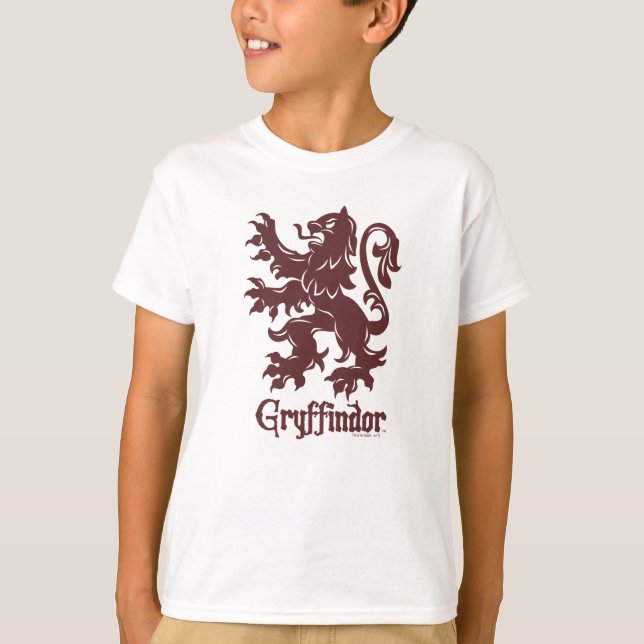 Harry Potter | Gryffindor Löwe Grafik T-Shirt (Vorderseite)