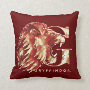 Harry Potter   GRYFFINDOR™ Löwe Wasserfarbe Kissen