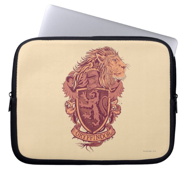 Harry Potter | Gryffindor Löwenwappen Laptopschutzhülle (Vorderseite)