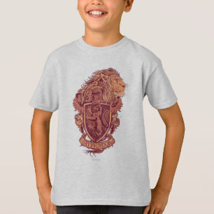 Harry Potter   Gryffindor Löwenwappen T-Shirt