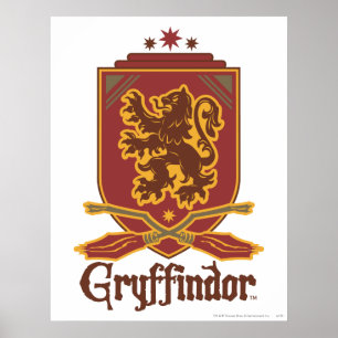 Harry Potter   Gryffindor QUIDDITCH™ Abzeichen Poster