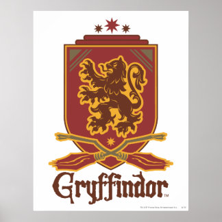 Harry Potter | Gryffindor QUIDDITCH™ Abzeichen Poster