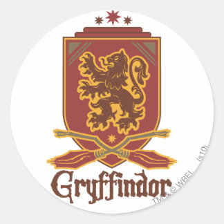 Harry Potter | Gryffindor QUIDDITCH™ Abzeichen Runder Aufkleber